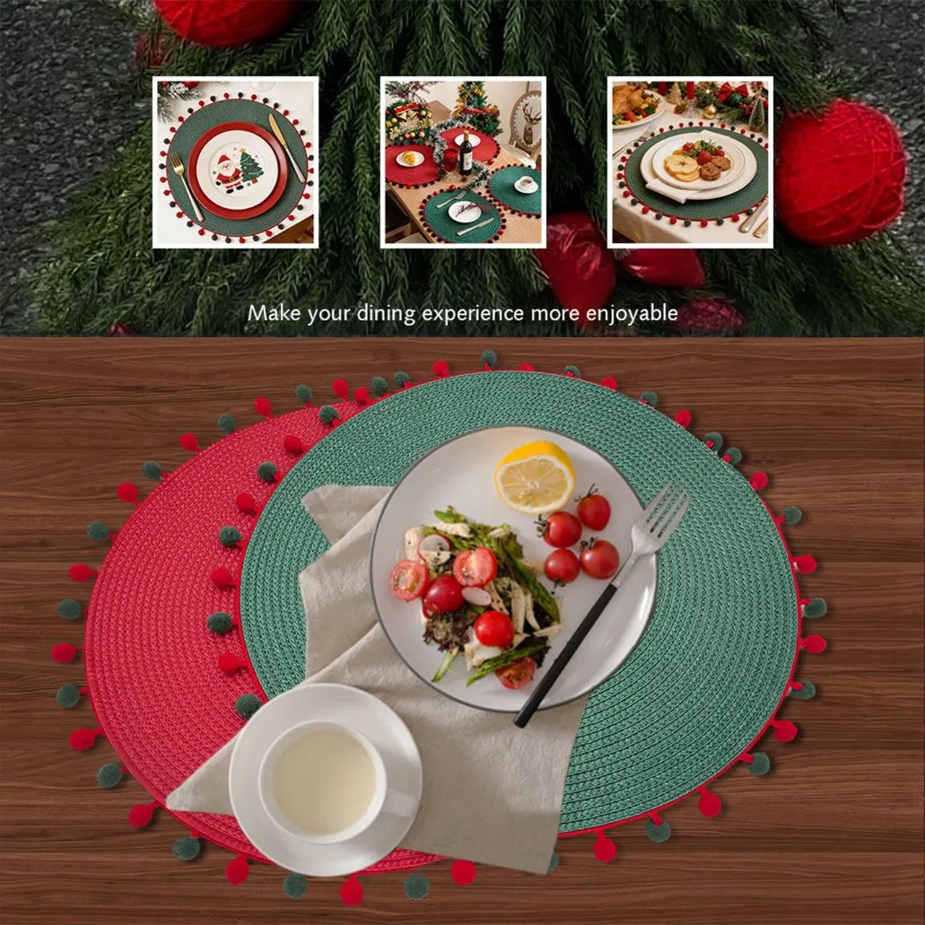 Thickened Anti Slip Dining Mat Heat Resistant Table Protection Placemat