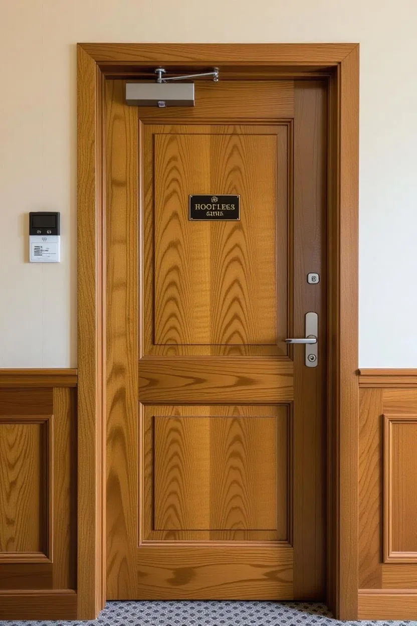 Customized Wood Fire Door Manufacturer From China