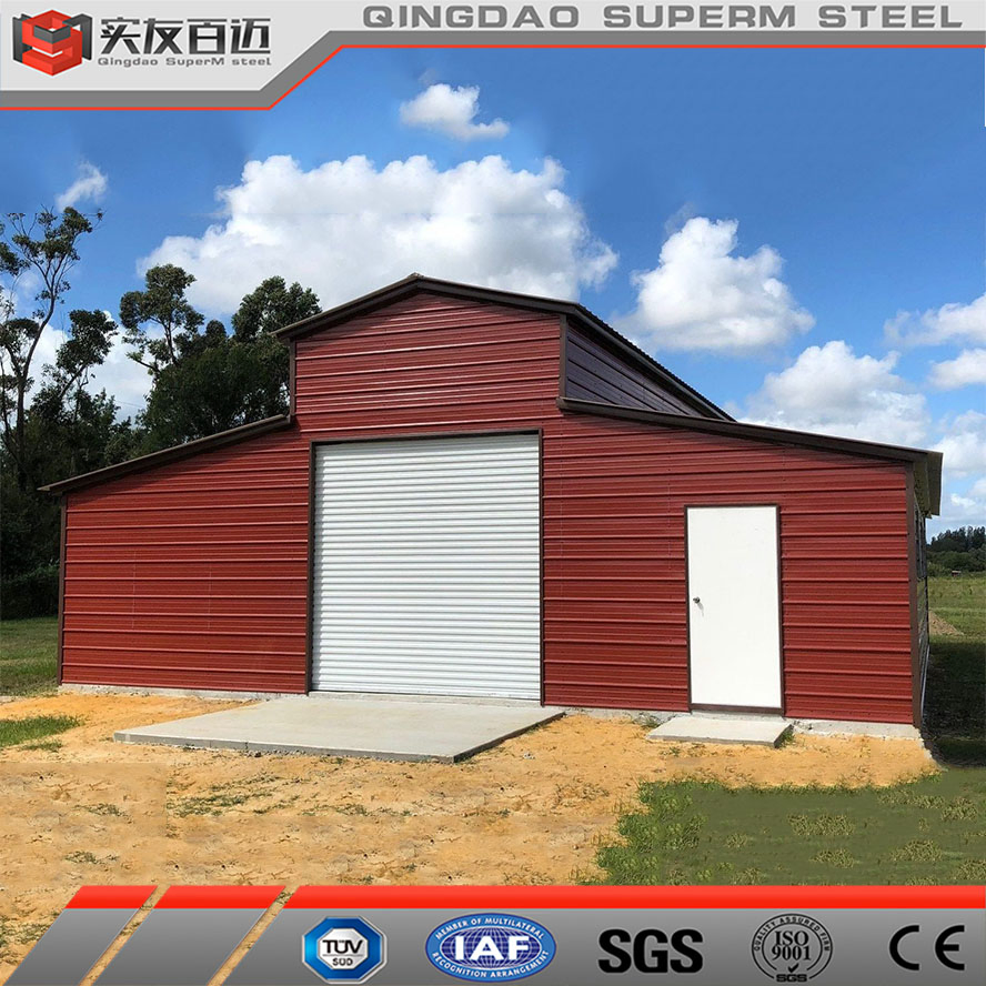 Prefab Hot DIP Galvanized Steel Structure Barn House
