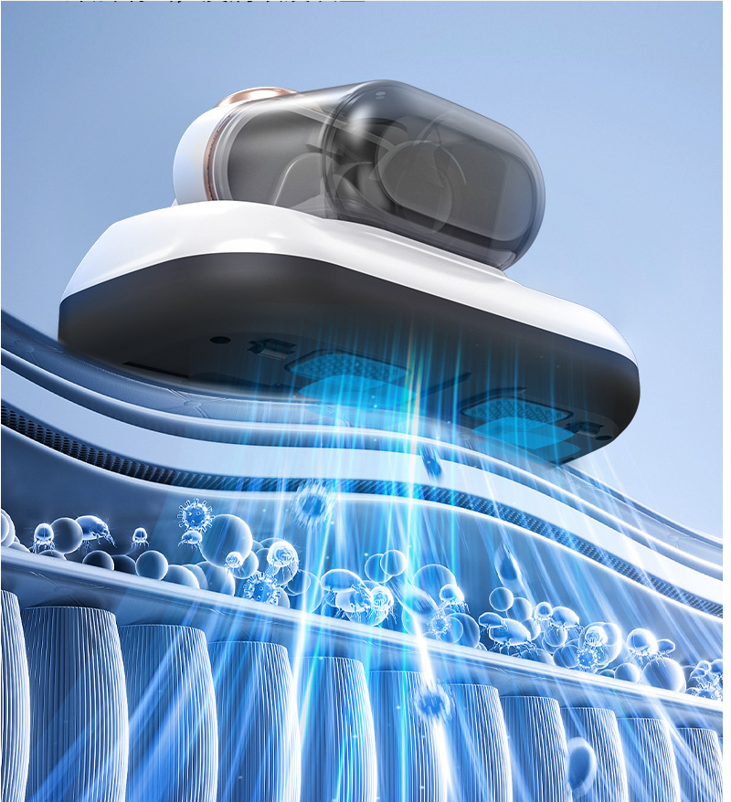 Powerful Double Cup UV Sterilization Bed Vacuum Cleaner