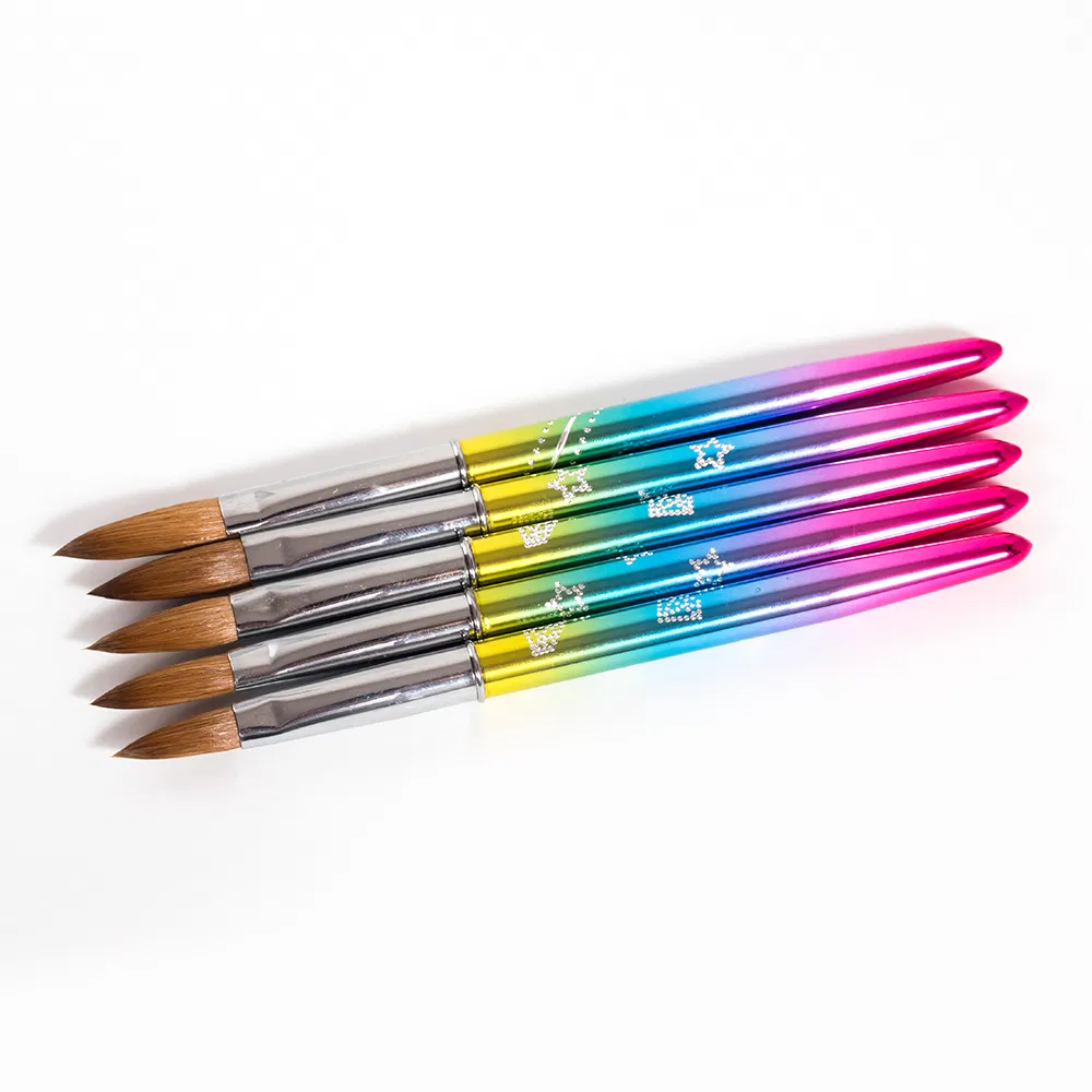 Guyo Rainbow Diamonds #2 Kolinsky Acrylic Nail Brush