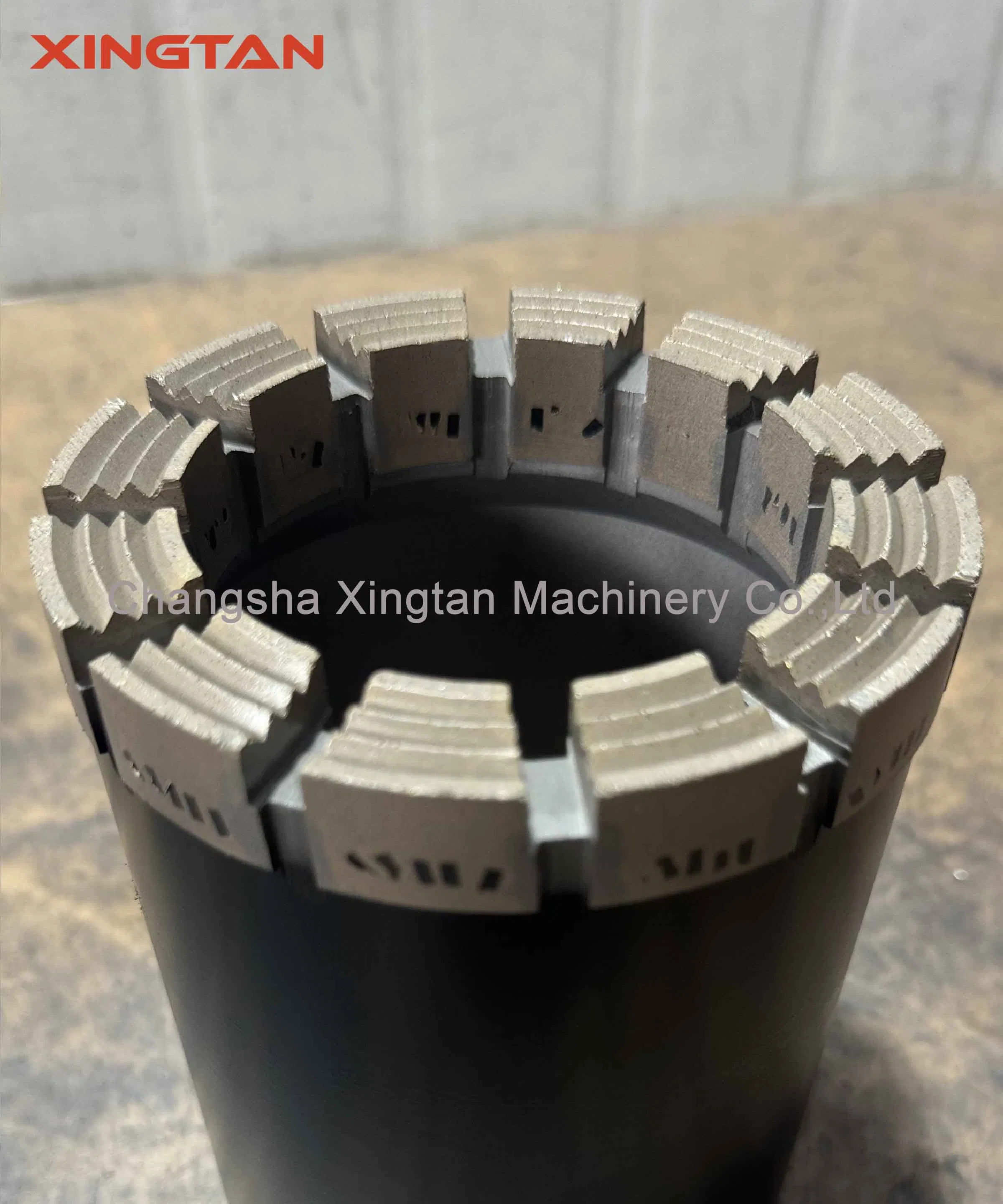 Алмазная коронка NQ для бурения твердых пород