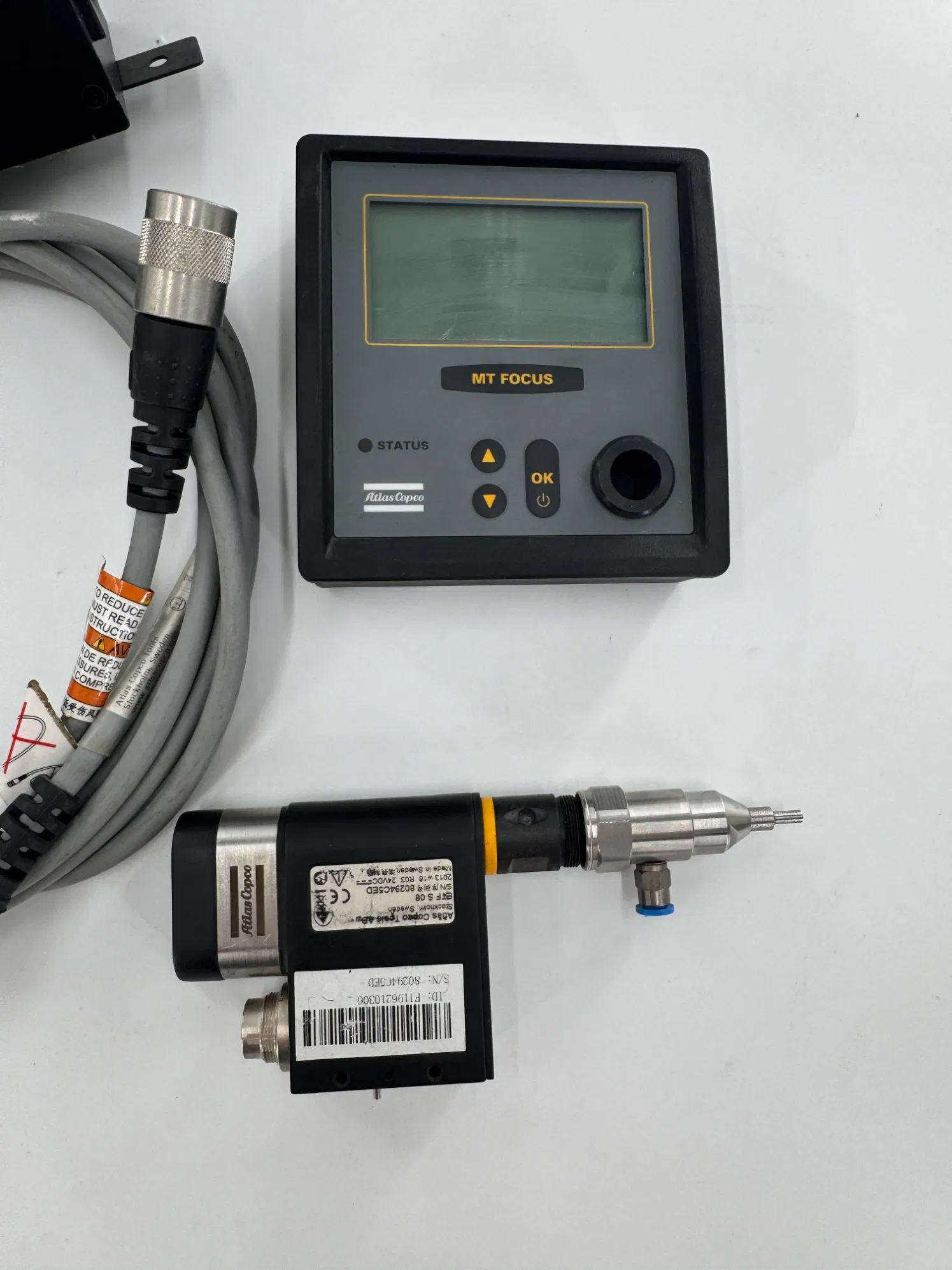 Factory Disassembled Original Atlas Copco Etf Pneumatic Head + Mt Controller Tightening System Industrial Automation