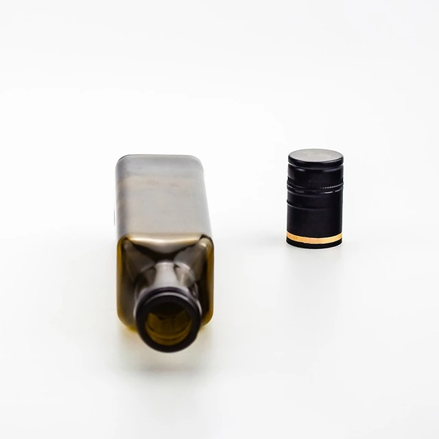 250ml Amber Olive Oil Bottle Glass with Screw Caps for Cooking Oils
