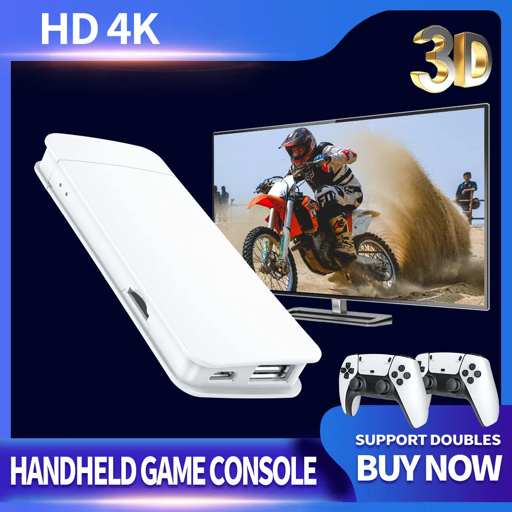 Игровая консоль M8prom15 M15 с беспроводным геймпадом, 4K