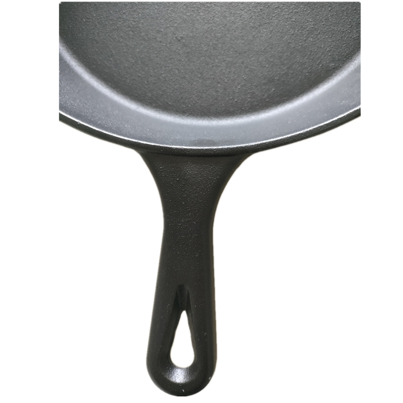 Pre-Seasoned Coating Cast Iron Round Skillet with Handle 12inch