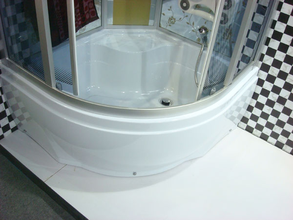 Simple Shower Cabin Without Roof