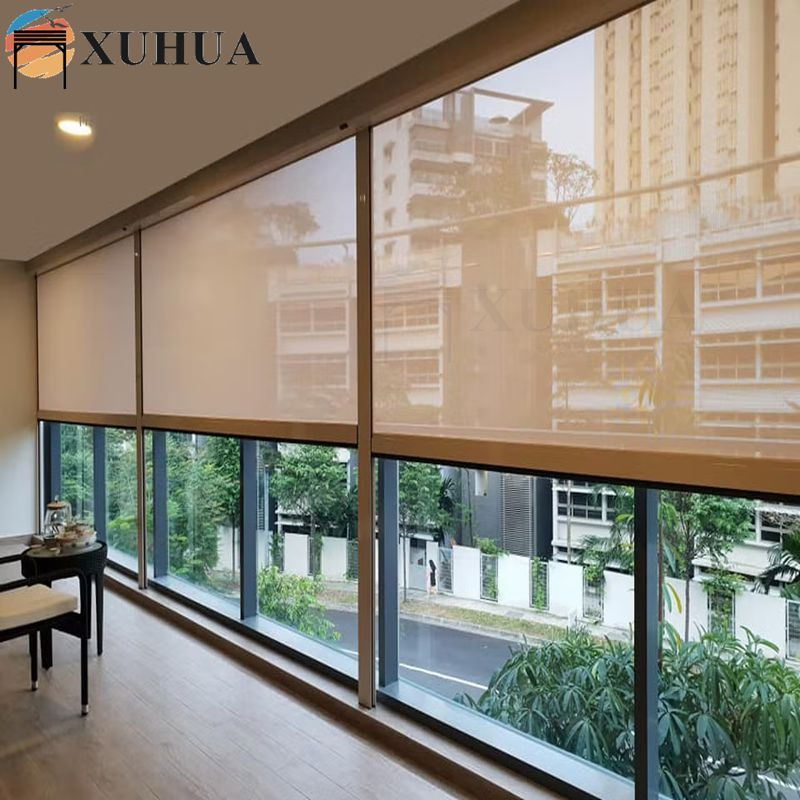 Xuhua Factory Heavy Duty Customize Motorized Manual Shutter Blind for Window Door