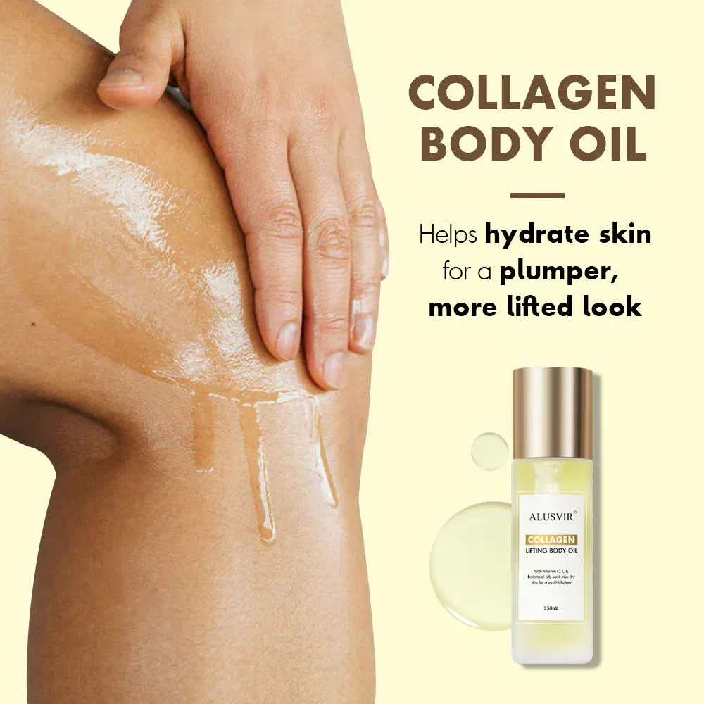 Collagen Vitamin C Anti Aging Brightening Body Oil Whitening Moisturizing Glow Body
