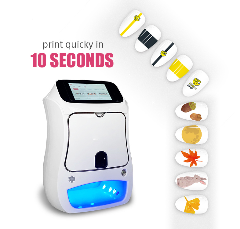 Sunkin Professional 2-in-1 Automatic Drying Integrated Nail Printer 3D Smart Nail Printer Machine with Nail Dryer