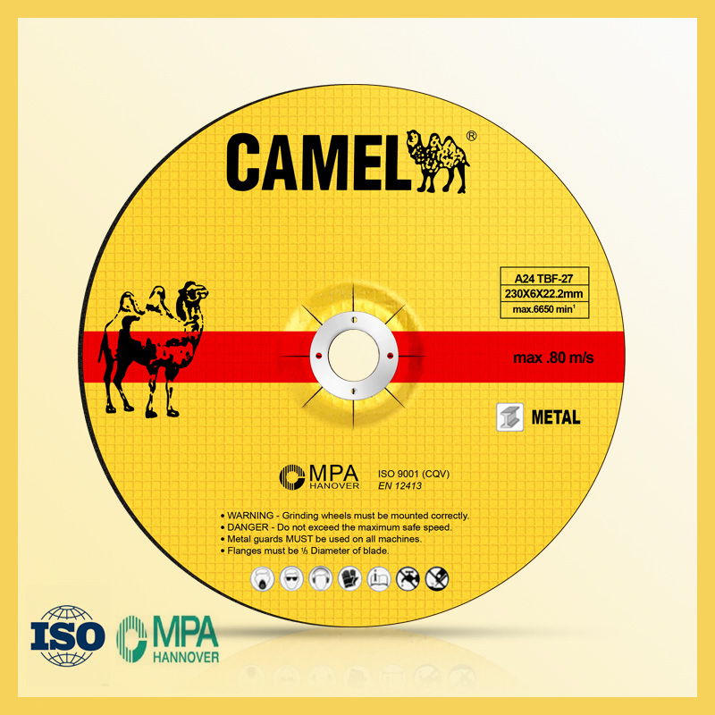 Шлифовальный круг T27 230x6мм, зерно 24