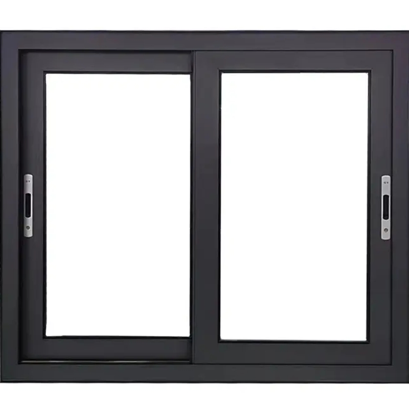 Professional Custom Waterproof Double Tempered Glass Thermal Break Aluminum Sliding Window