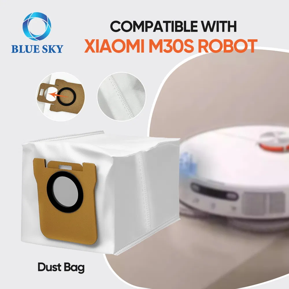 Accessories Fit for Xiaomis Mijia M30s D103cn Robot Vacuum, Vacuum Cleaner Parts HEPA Filter, Main Brush, Side Brush, Mop Cloth, Dust Bag