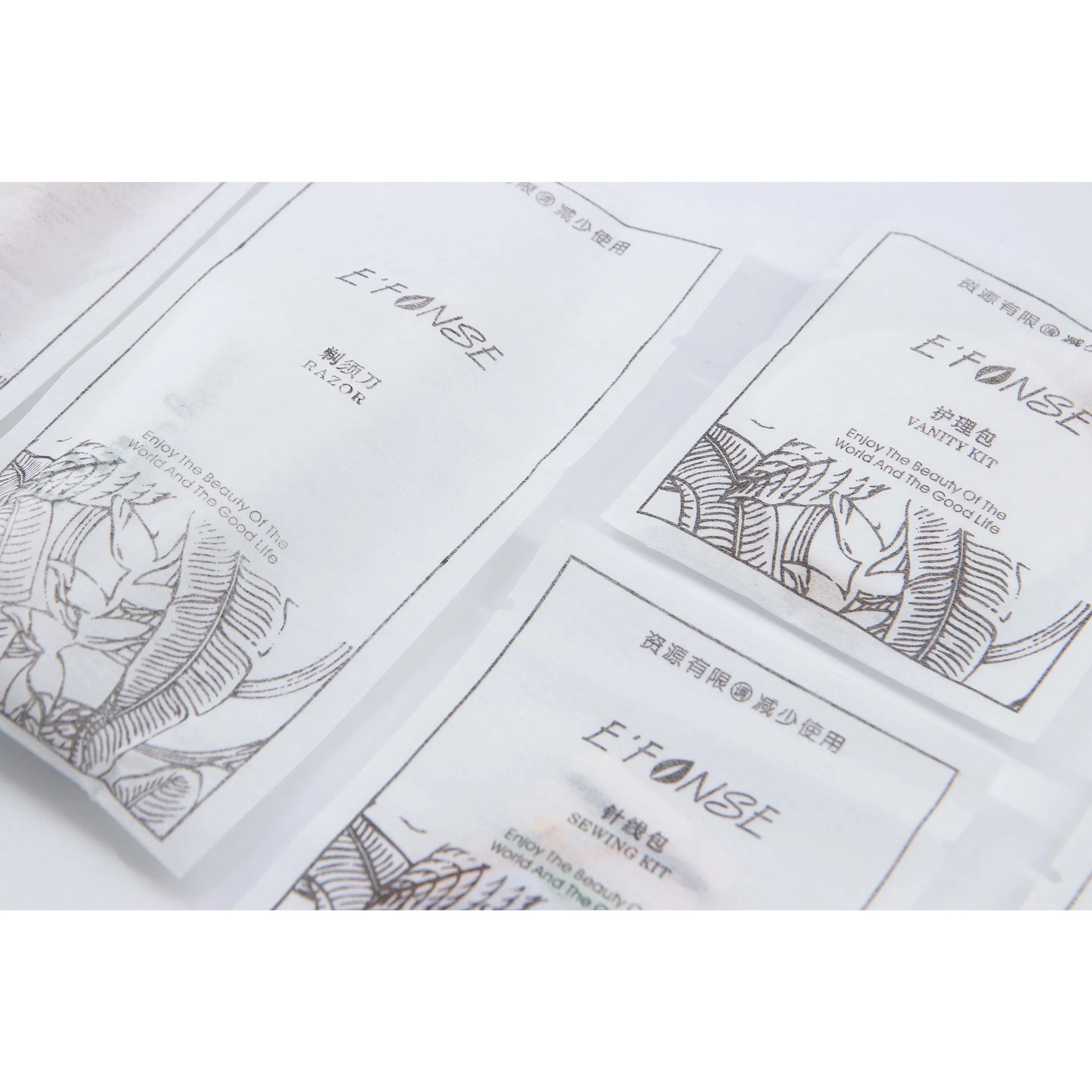 Cheap 2025 Plastic Bag Package Hotel Amenities Kit
