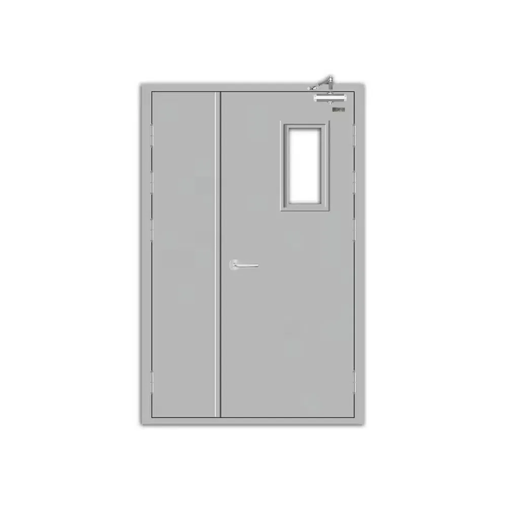 Flame Retardant Door Fire Rated Doors for Hospital Industrial Fireproof Sliding Doors