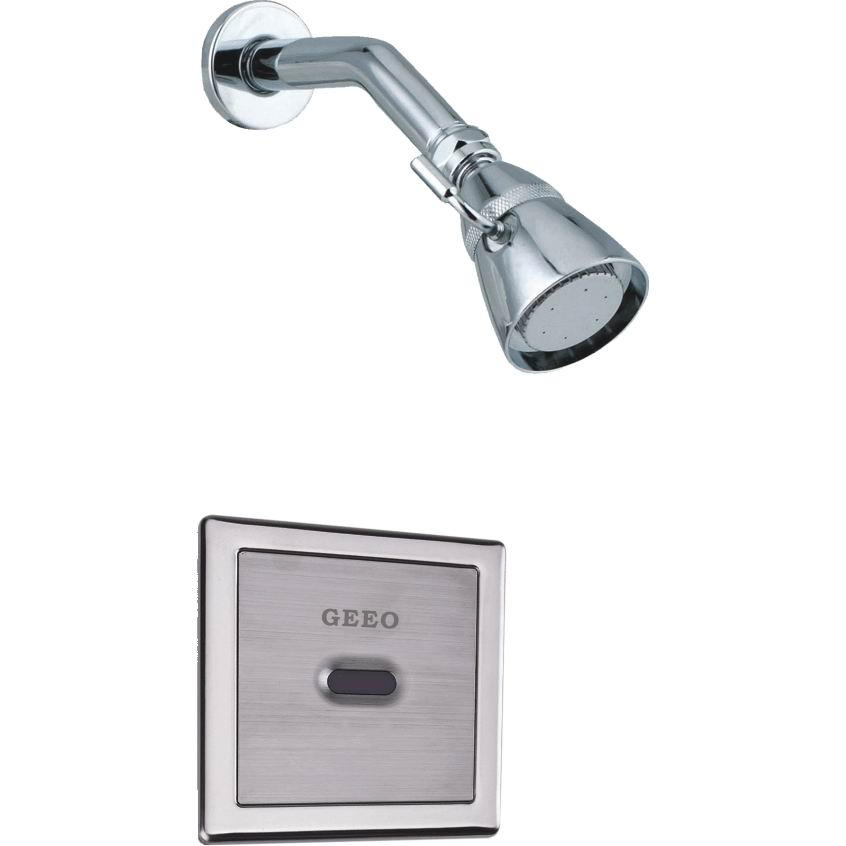 3u Brass Automatic Bathroom Rainfall Thermostatic Sensor Shower Set