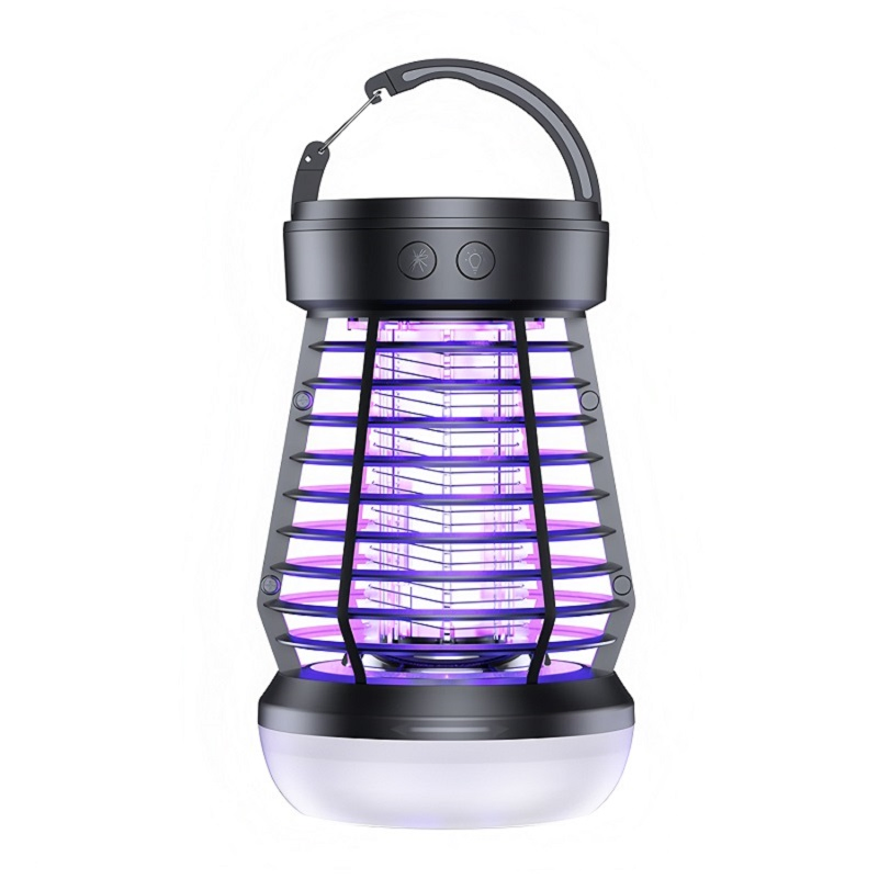 Hot Sale Indoor and Outdoor Camping Portable USB Rechargeable Electric Shock Mosquito Killer Lamp Fly Insect Zapper Sos Emergency Light