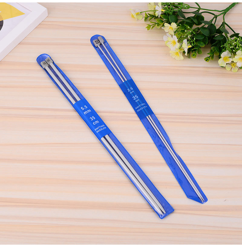Wholesale Aluminum Single Point Knitting Needle 35 Cm for Sweater Hand Knitting
