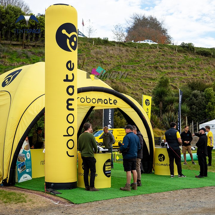 Branded advertising inflatable pillar tube column for outdoor events