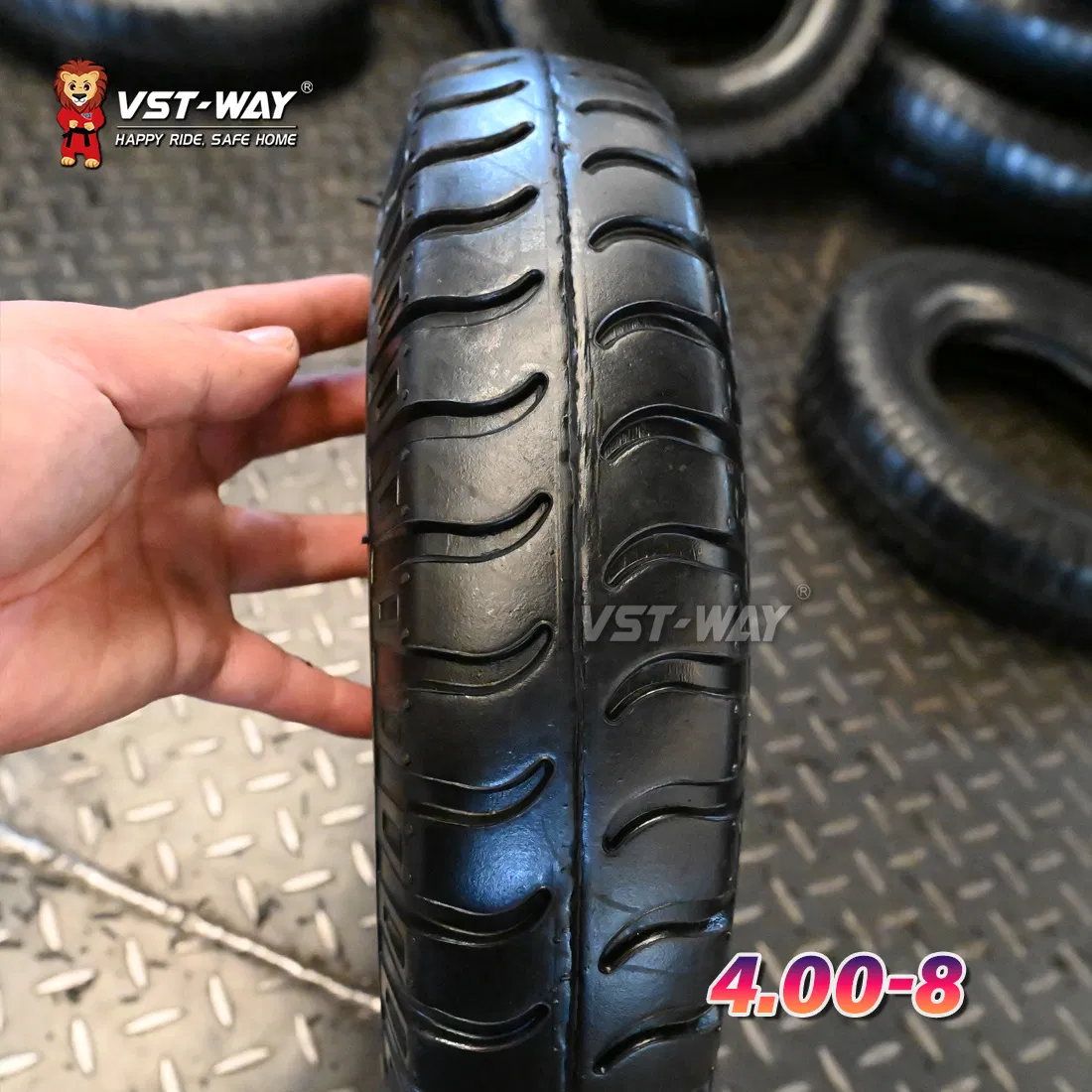 Колесо для садовой тачки 4.00-8 с камерой