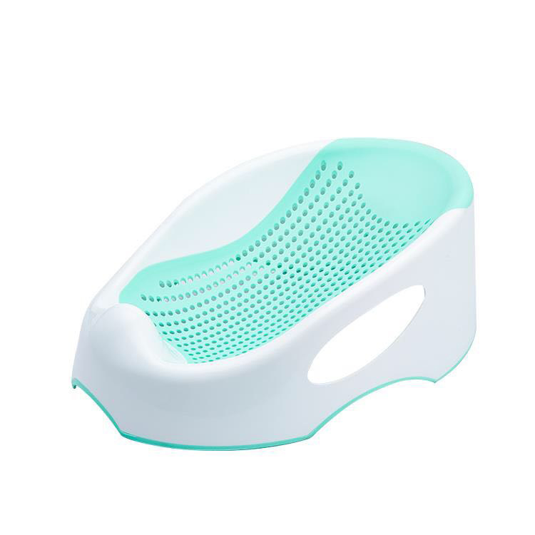 New Born Plastic Silicone Shower Support Seat for Baby Bath