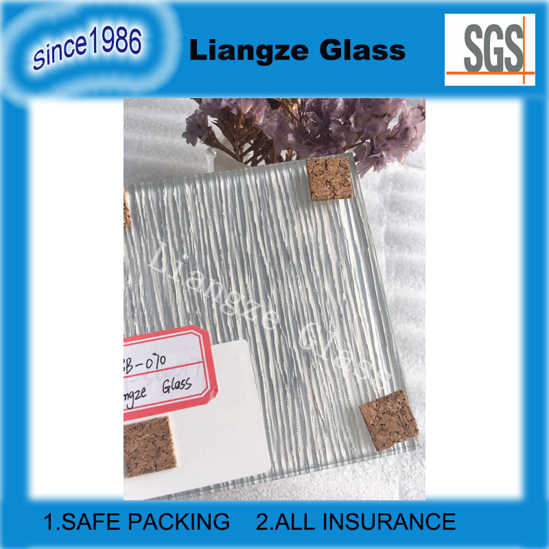 Elegant Silver Silk Laminated Glass for Home Decor