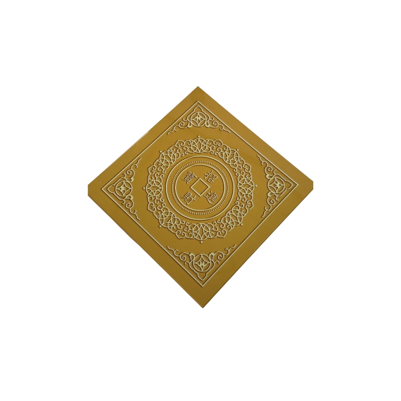 Decorative Embossed Aluminum Ceiling with Lotus Motif