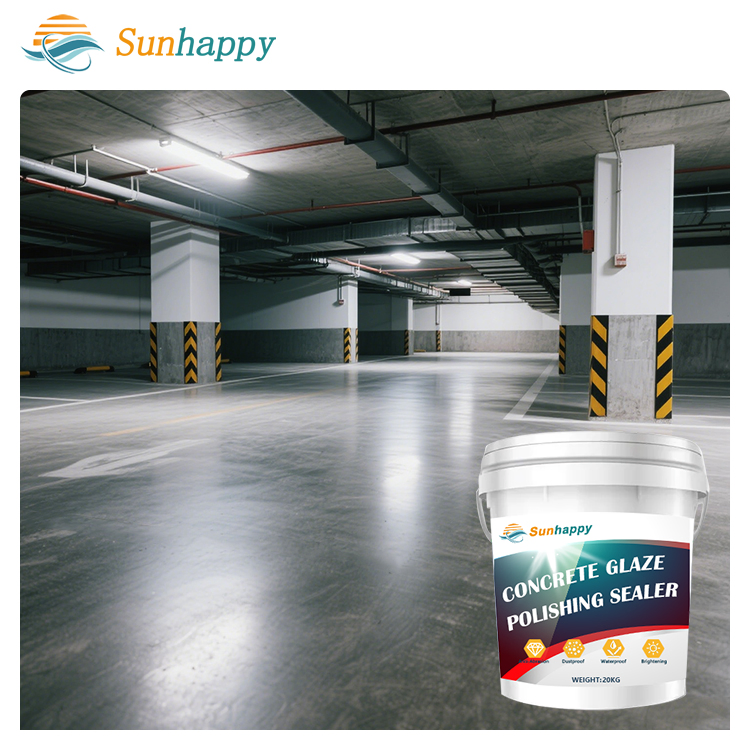 Low Price Liquid Industry Concrete Cement Brightener for Concrete Terrazzo Diamond Mortar Floor Concrete Glaze Polishing Sealer