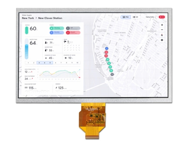 7 Inch Capacitive Touch Screen TFT LCD with USB Touch Screen Panel