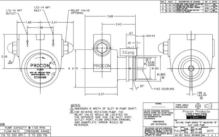 Гидравлический цилиндр высокого давления Procon