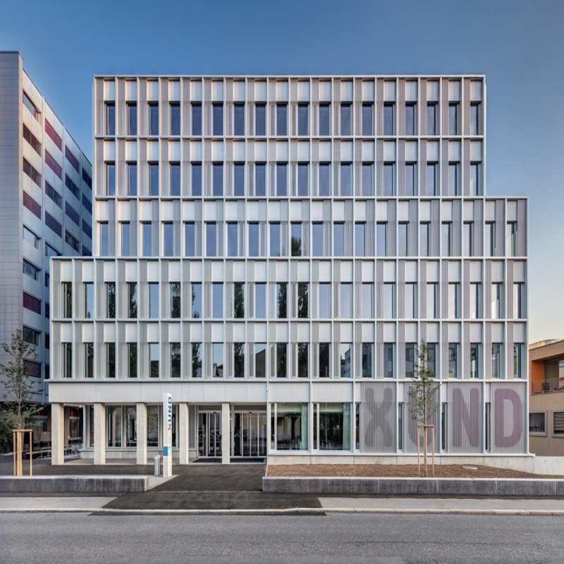 Foshan Commercial Curtain Wall Energy Efficient Exterior Prefabricated Structure Hotel Glass Curtain Wall Manufacturer