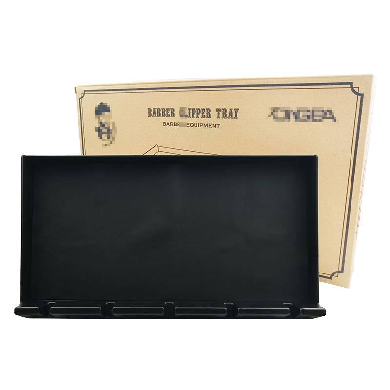 New Trend Durable Plastic & Silicone Anti-Slip Black Hair Trimmer Razor Holder with 5 Notches