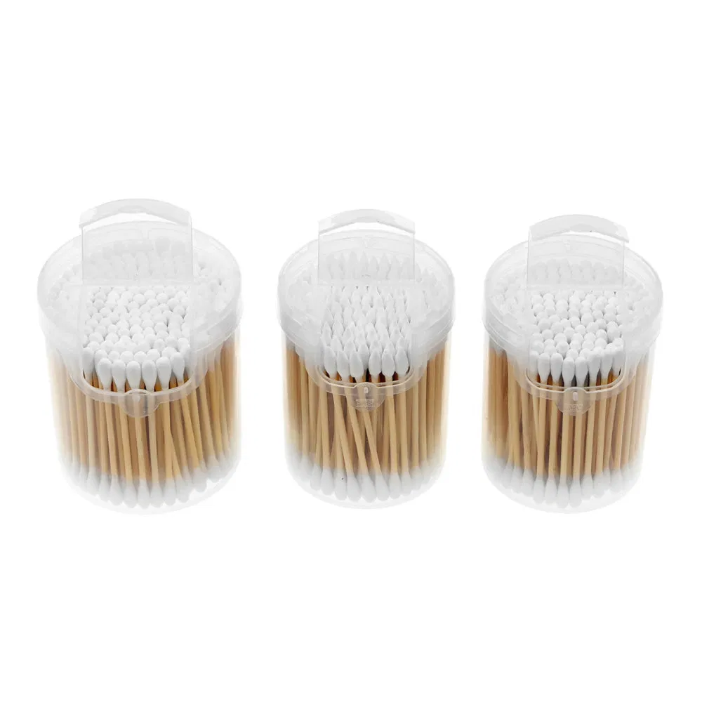 Multifunctional Bamboo Stick Disposable Clean Cotton Swab for Window Sill Cleaning