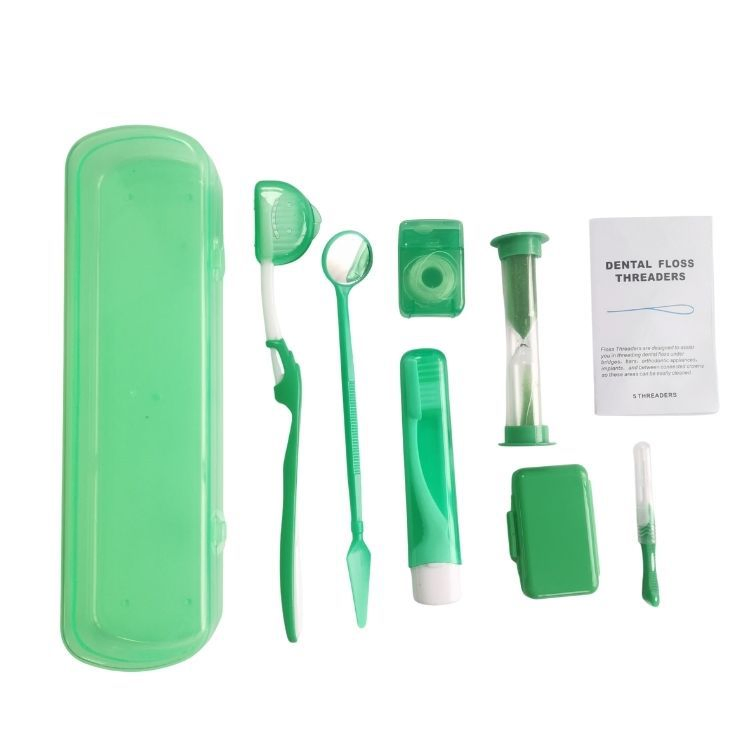 Orthodontic Essentials Kit - Interdental Brushes, Wax, Floss, and Toothbrush for Daily Oral Care