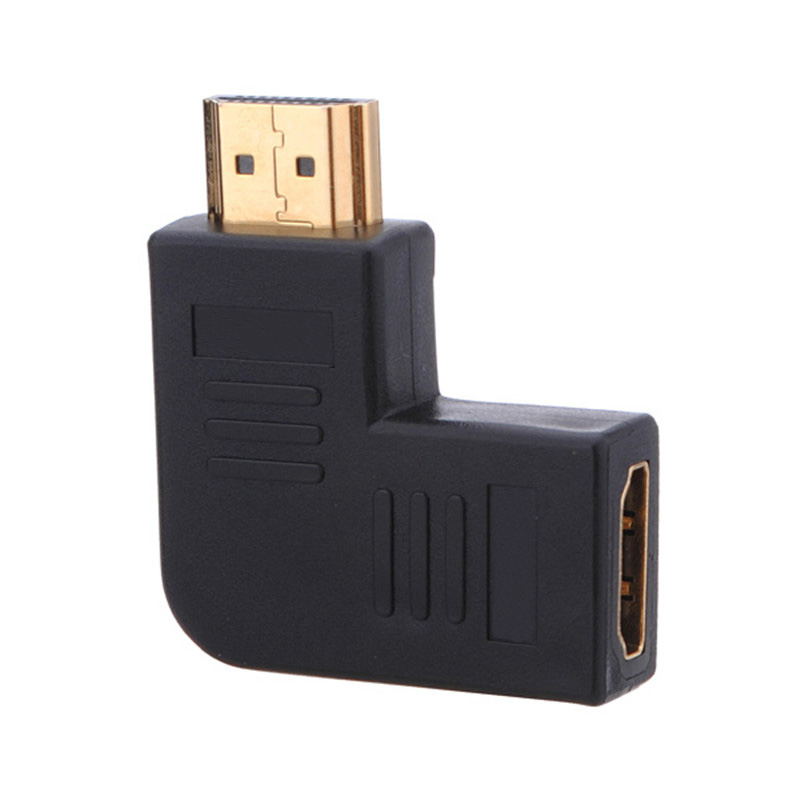 HDMI Female to Male Connector with Left Turn Angle Right Turn Angle for HDTV 1080P
