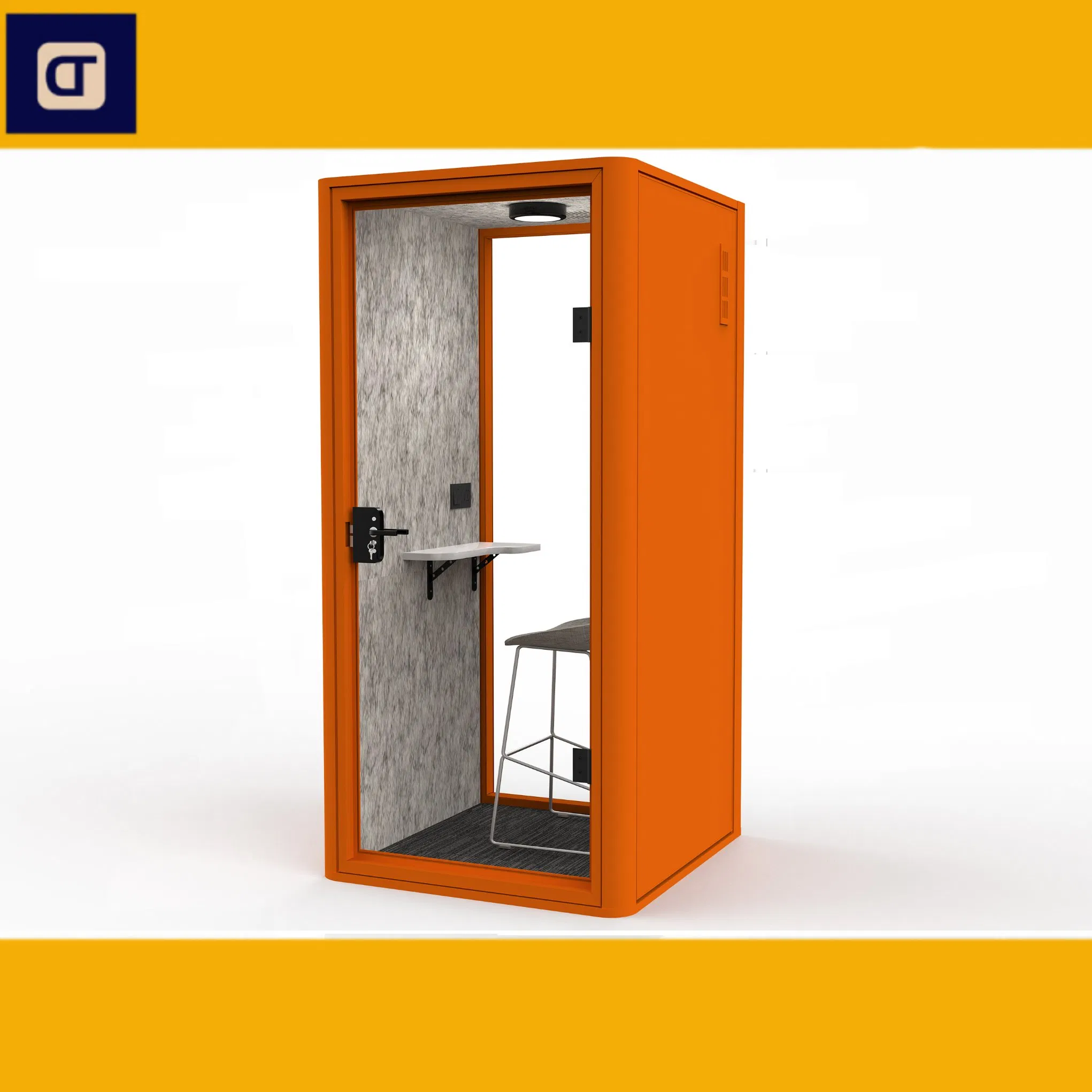 Prefabricated House Integrated Soundproofing Acoustic Office Booth Mobile House Mobile Office Aluminum Sound Insulation Phone Booth Operating Room Monitor Room