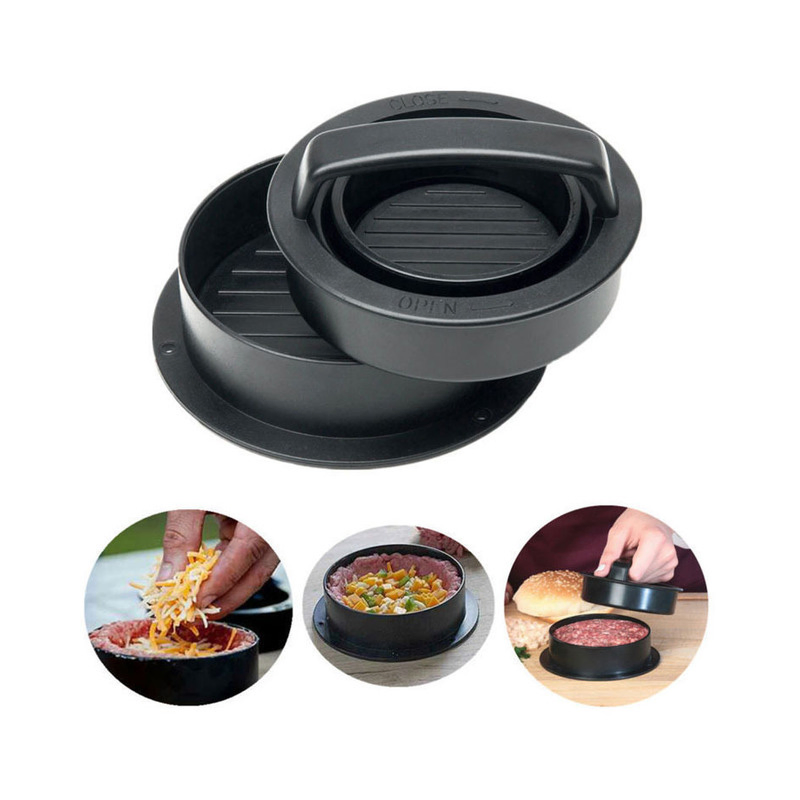 3-in-1 Stuffed Burger Press Sliders Regular Beef BBQ Grilling Kitchen Tool Esg11916