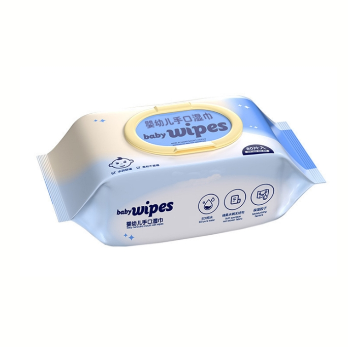 OEM 80PCS High Quality Baby Wet Wipes