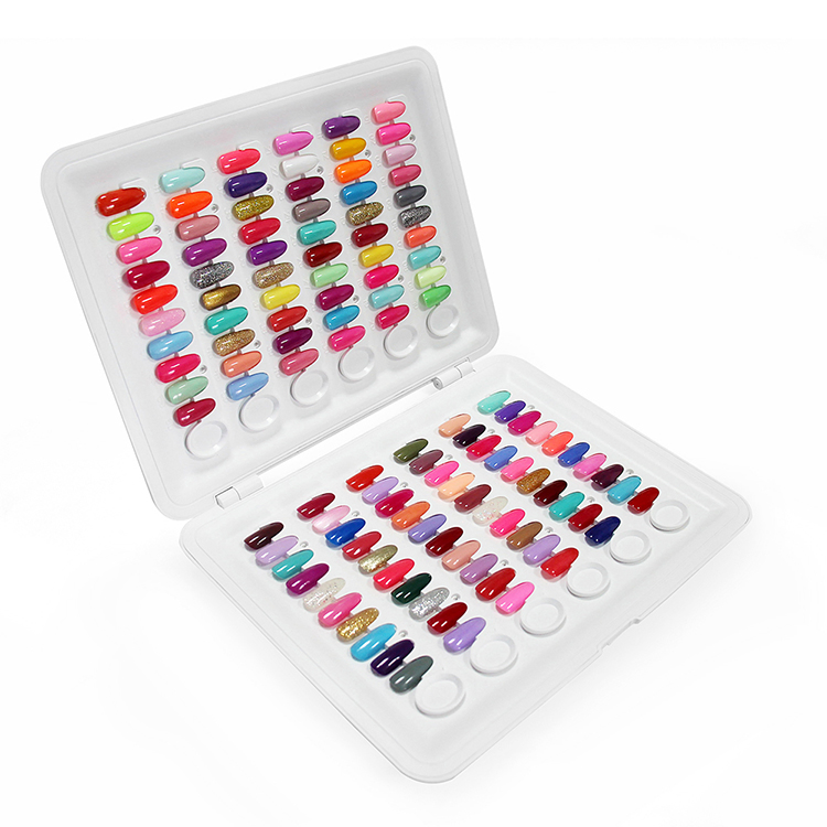 Custom Manicure Nail Tips Display Nail Art Polish Color Chart Book