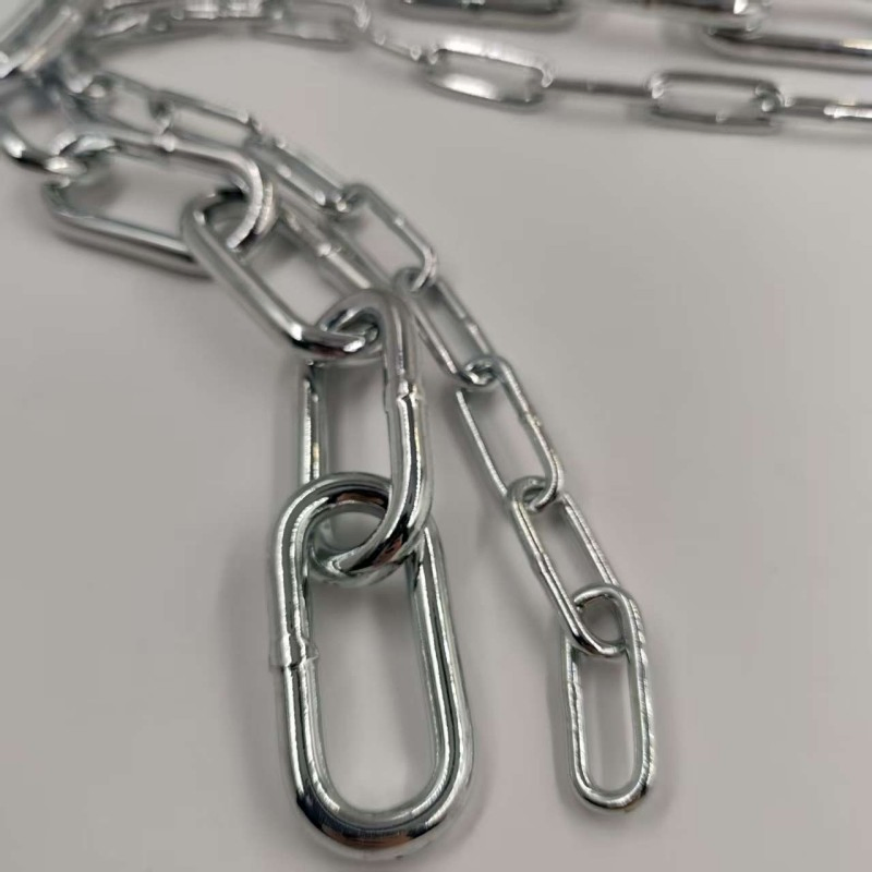 DIN5685A DIN5685c DIN763 Germany Standard Steel Chain Electro Galvanized Zinc