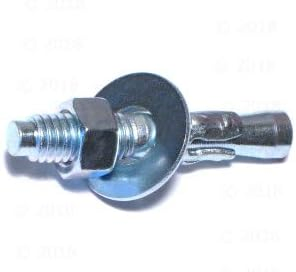 Анкер-шпилька 1/4" x 2-1/4" для бетона из низкоуглеродистой стали