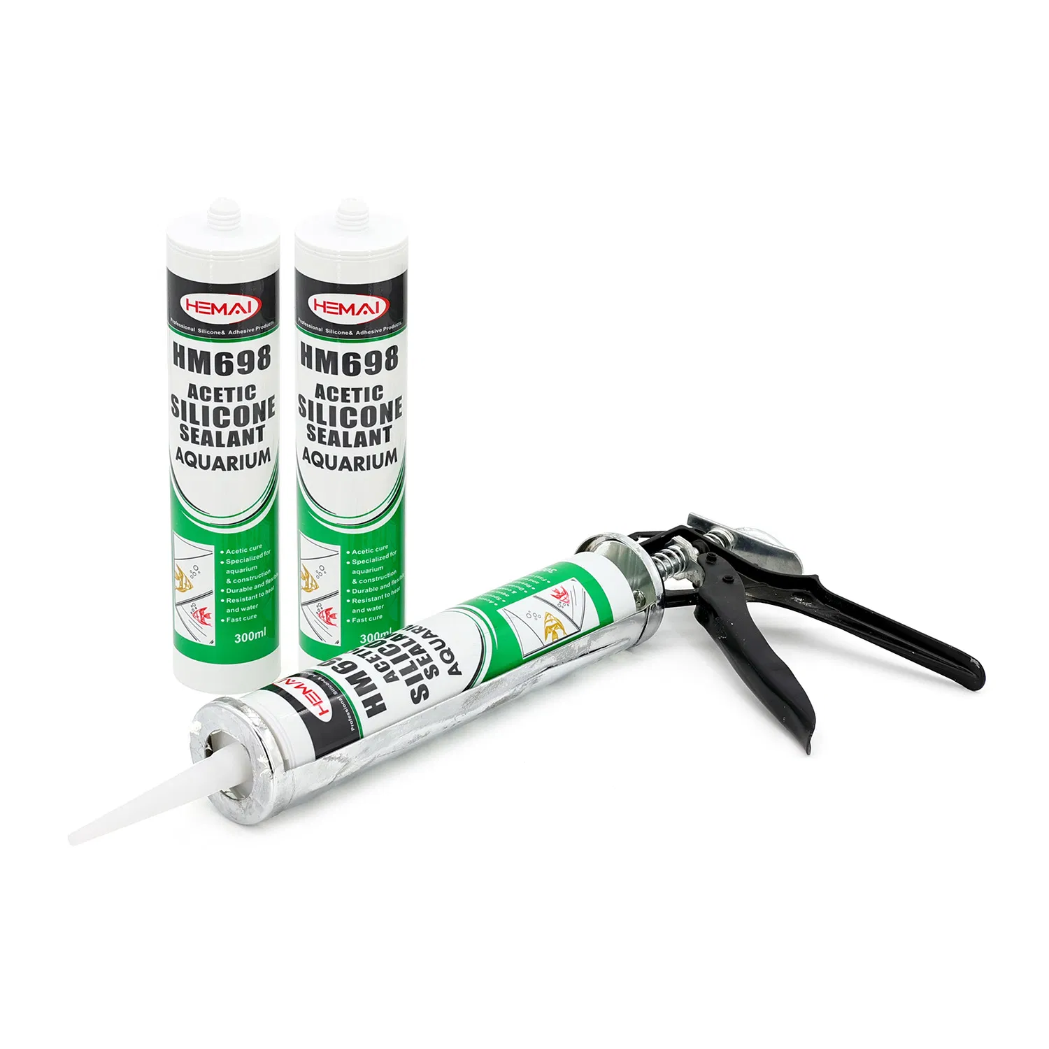 280ml/300ml RTV Fast Curing Gp General Purpose Acid Acetoxy Acetic Silicone Sealant