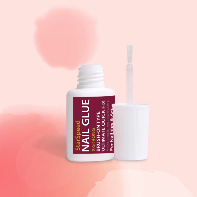 Hot Sale Quick Bonding Long Lasting Brush on Nail Glue for Nail Tips