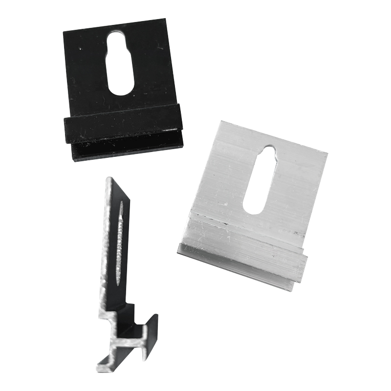 Aluminium Thin Sheet Clamp Ceramic Wall Hardware Ceramic Cladding Fixings