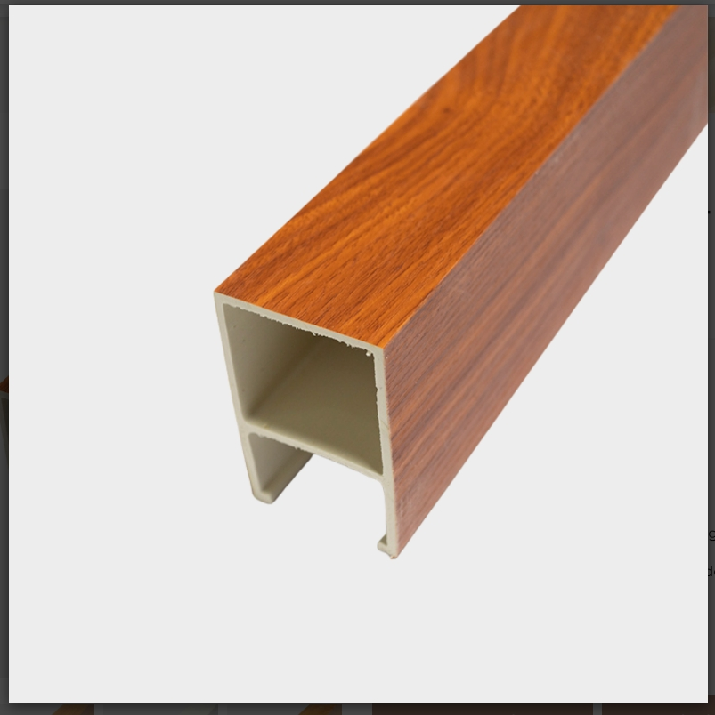 Durable Building Materials Beautiful Ceiling Indoor Beauty Salon Decoration WPC Ceiling