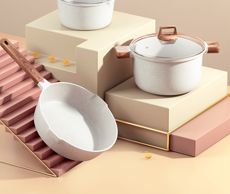 Сковорода Майфань Стоун антипригарная, 30 см