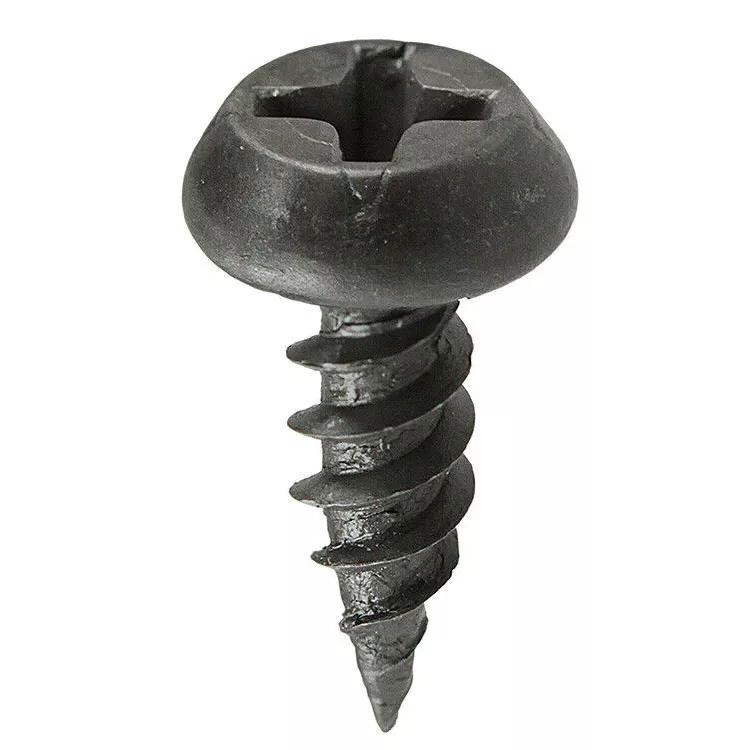 Phillips Pan Head Framing Screws Sharp Point Black Phosphate Sheet Metal Screws