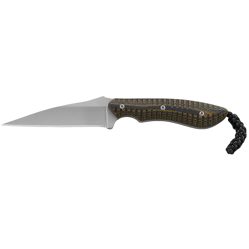 Squid Folding Pocket Knife: Compact EDC Straight Edge Tactical/Utility Knife with Stainless Steel Blade and Framelock Handle