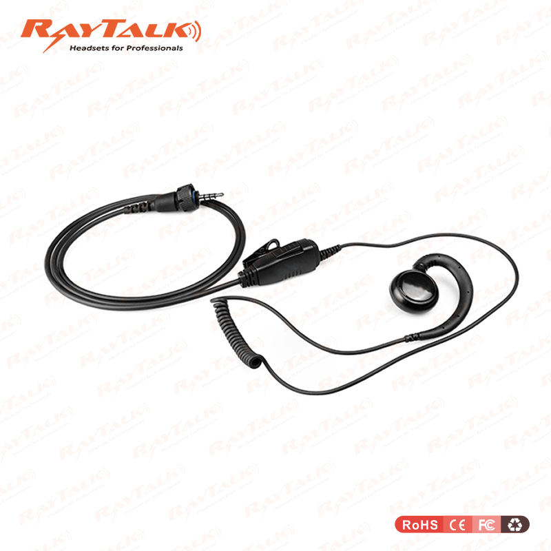 C-Ring Surveillance Earpiece for Motorola Clp1010 Clp1040 Clp446