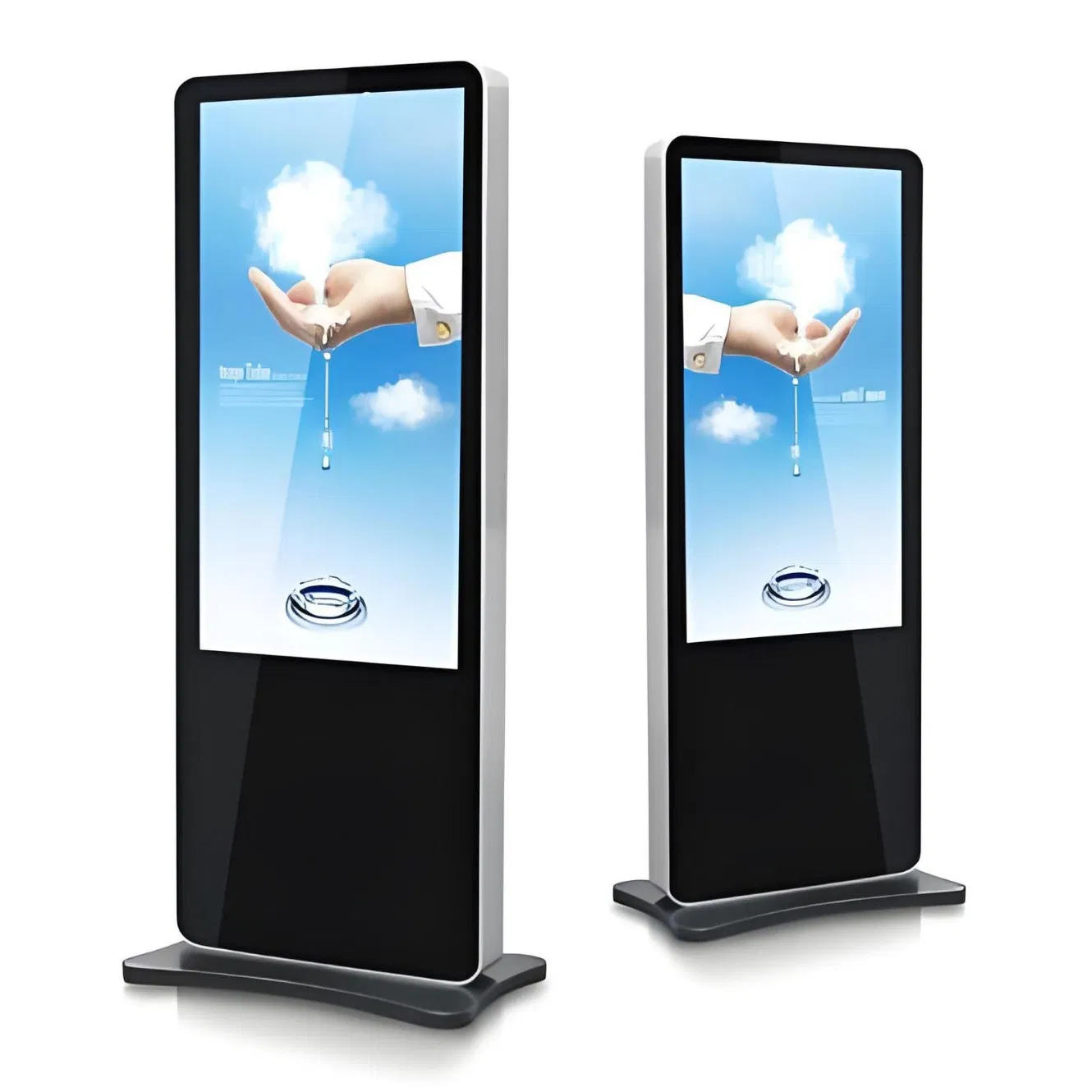 Двусторонний LCD-монитор высокой яркости для рекламы